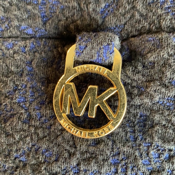 COPY - MICHAEL KORS blue/black stretchy skinny pant - Picture 4 of 4